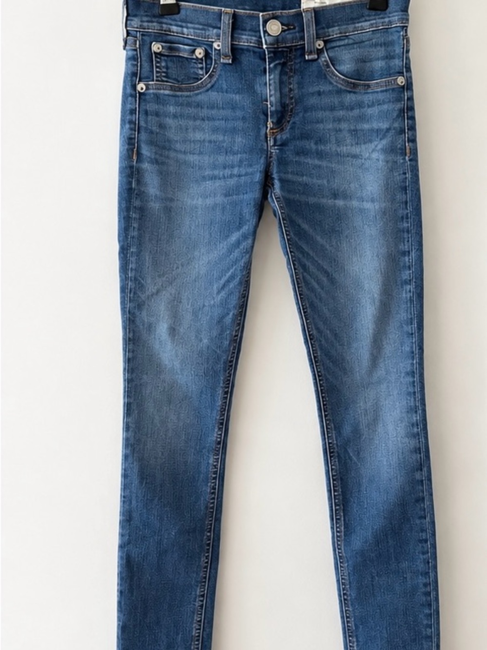 rag & bone Slim Skinny Jeans in Medium Blue